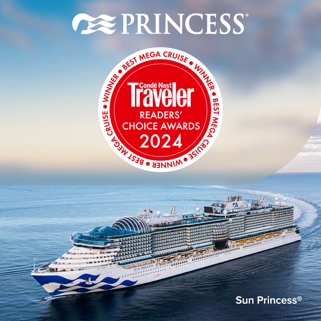 Princess Cruises Recognized With Condé Nast Traveler’s 2024 Readers